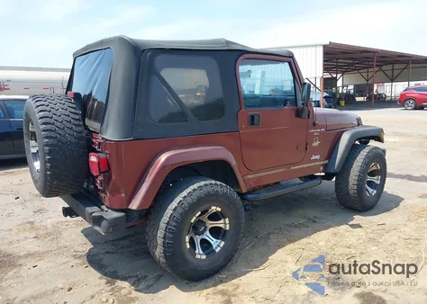 2001 Jeep Wrangler Sahara из США, поврежденный, VIN 1J4FA59S51P365690